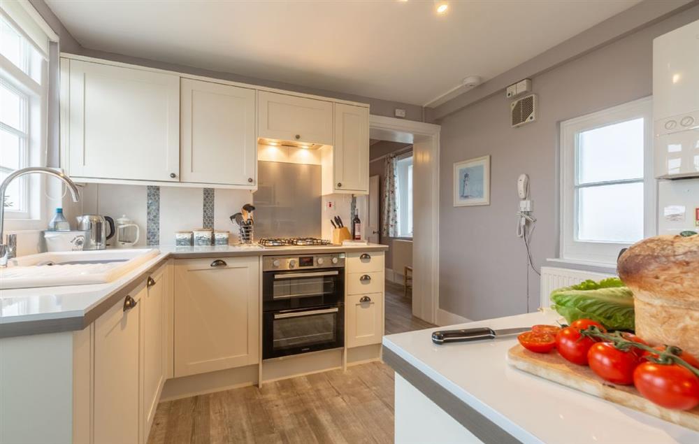 Fully equipped kitchen at Khina Cottage, North Foreland Lighthouse