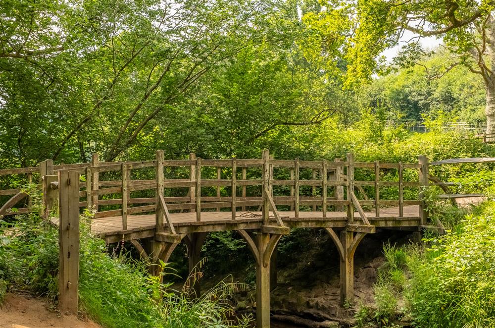 Young and old will all enjoy playing Poohsticks from Pooh bridge