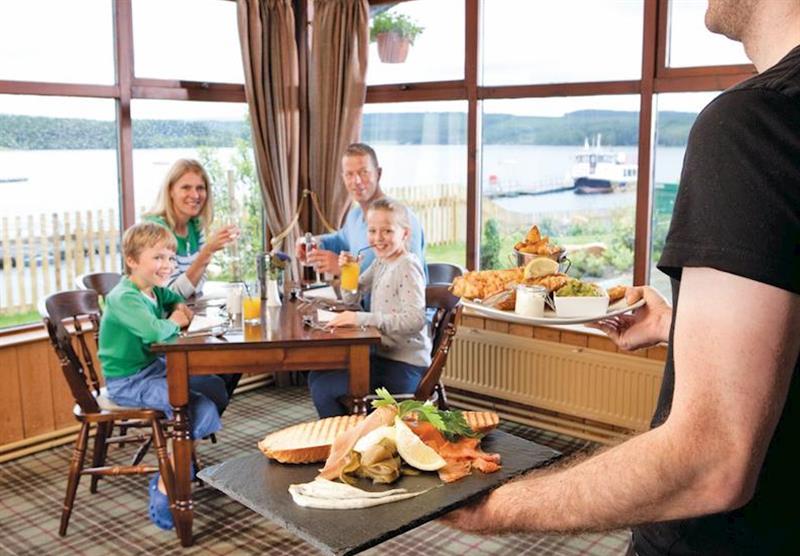 Restaurant at Kielder Water Lodges in Northumberland, North of England
