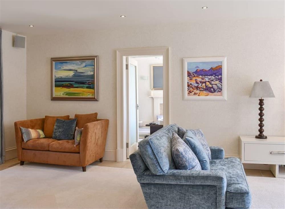 Living room at Kilbride House in Lamlash, Isle of Arran, Scotland