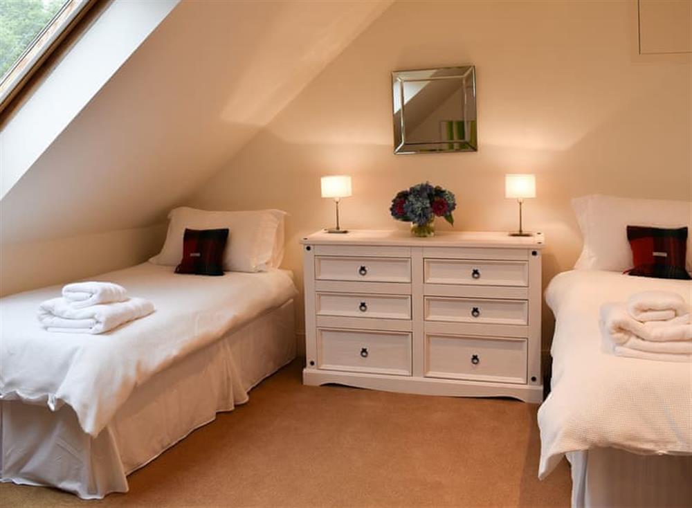 Twin bedroom at Kilbride House in Lamlash, Isle of Arran, Scotland