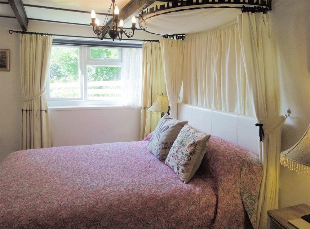 Relaxing double bedroom at Kilcummer Stables in Tintagel, Cornwall., Great Britain