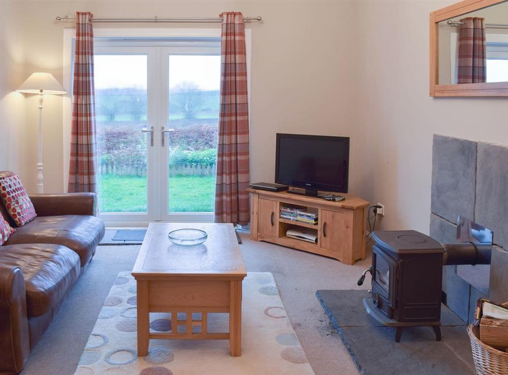 Living room at Kilfillan Cottage in Garlieston, near Newton Stewart, Wigtownshire