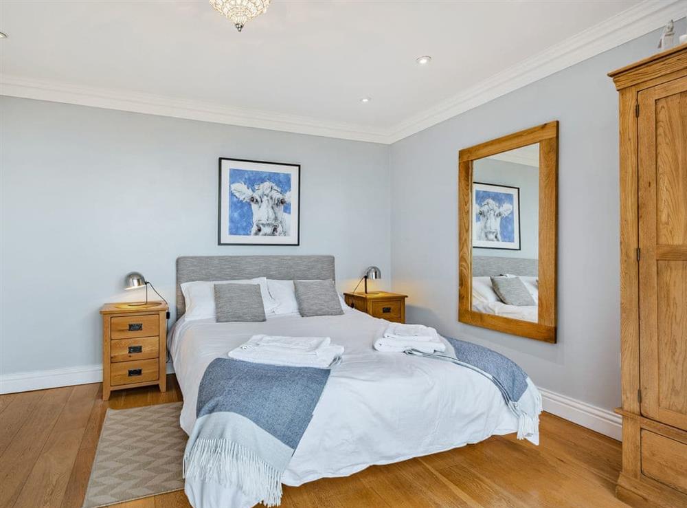 Double bedroom at Killantrae Burn in Port William, Wigtownshire