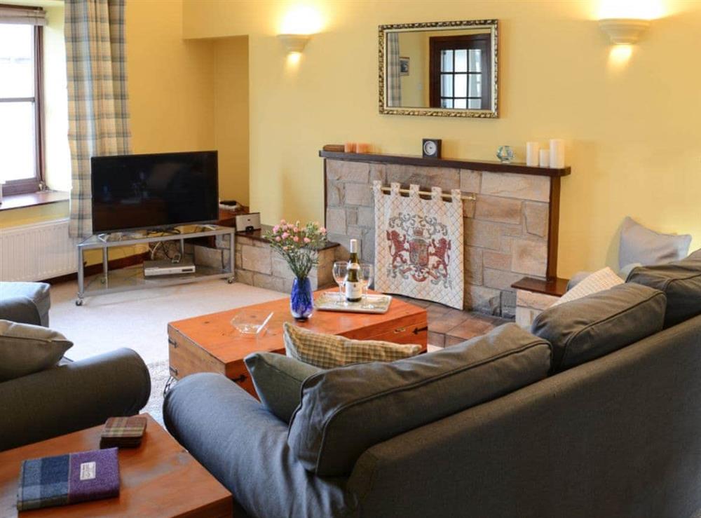Cosy living room at Killearn Cottage in Portmahomack, near Tain, Highlands, Ross-Shire