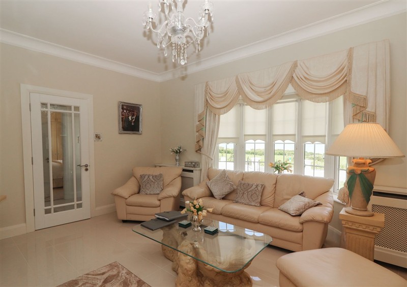 Enjoy the living room at Killelton Cottage, Camp