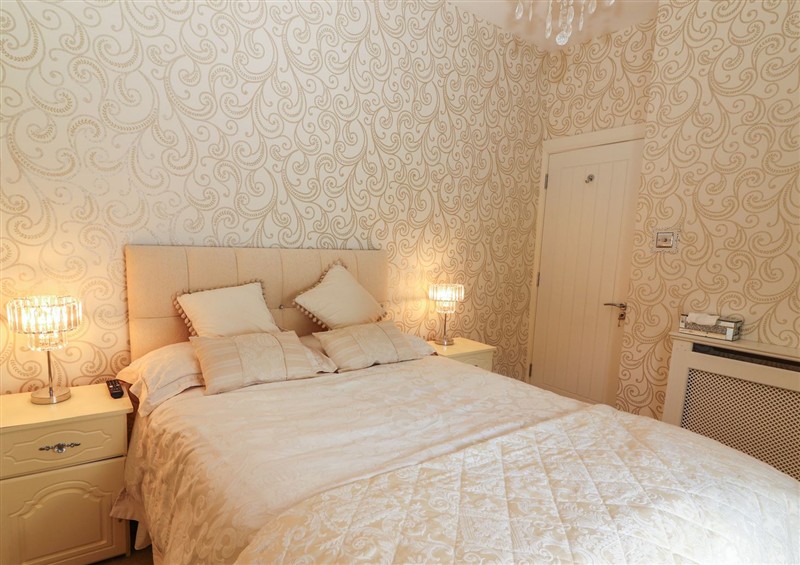 One of the bedrooms at Killelton Cottage, Camp