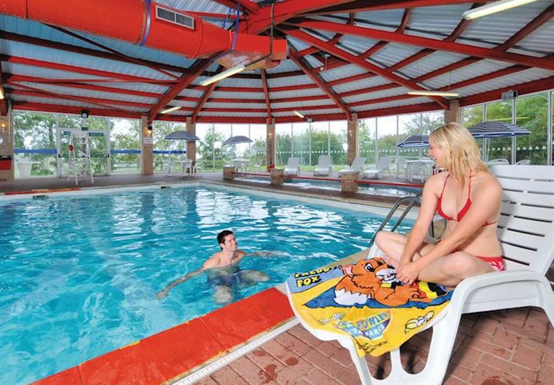 Indoor heated swimming pool at Killigarth Manor in , Polperro 