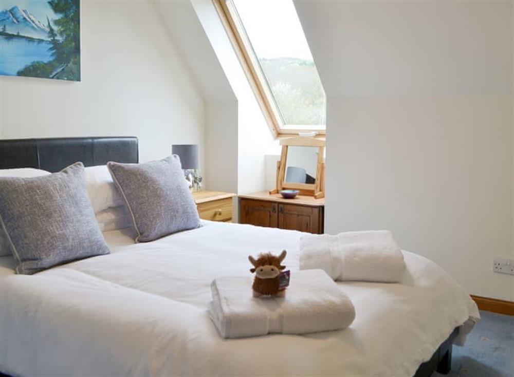 Comfortable double bedroom at Kilmore House in Drumnadrochit, near Inverness, Inverness-Shire