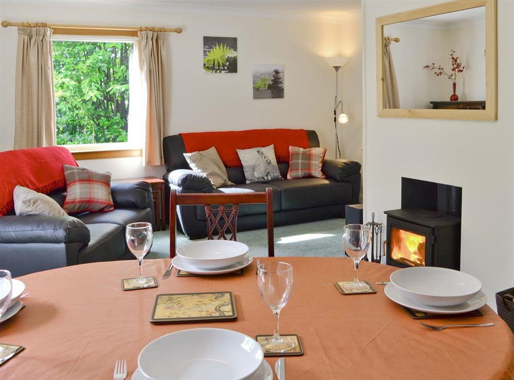 Spacious living and dining room at Kilmuir in Selkirk, Selkirkshire