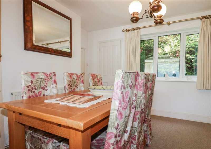 Dining room at Kiln Cottage, Golant near Tywardreath
