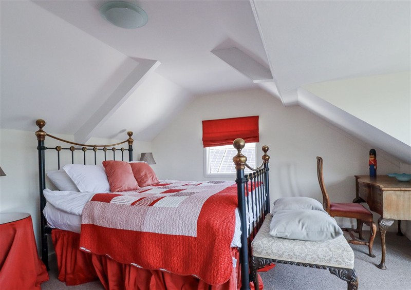 One of the bedrooms at Kiln Cottage, Golant near Tywardreath