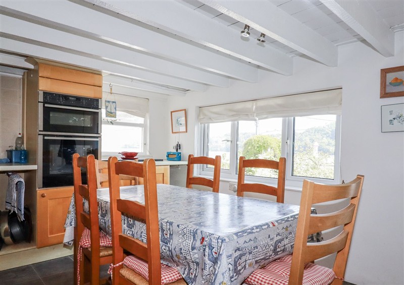 This is the kitchen at Kiln Cottage, Golant near Tywardreath