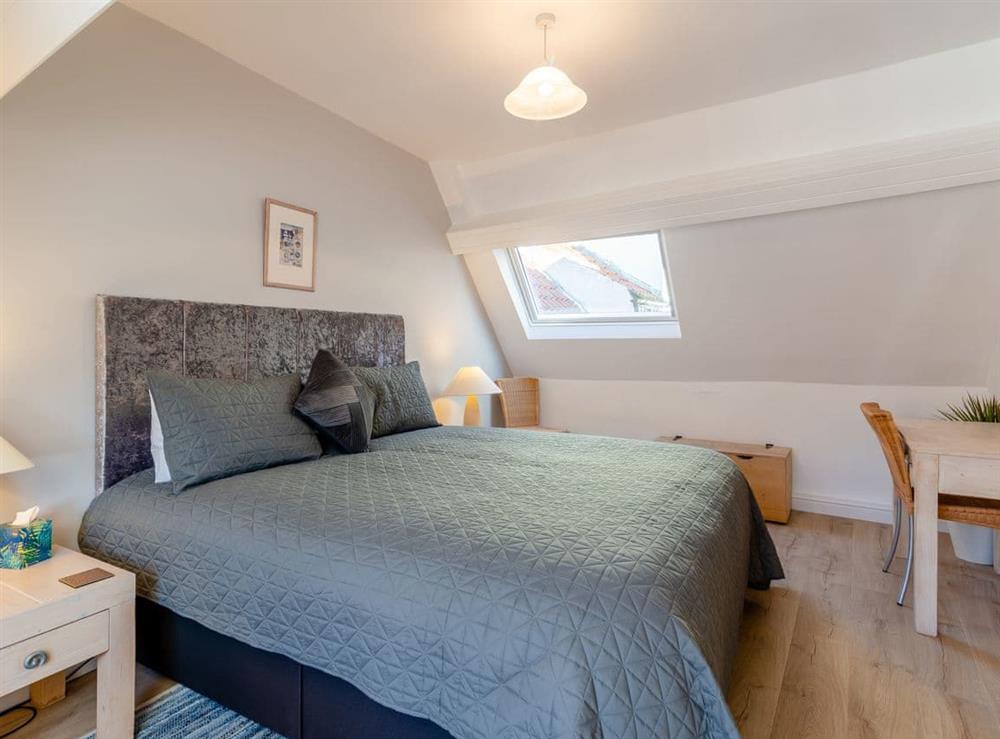 Double bedroom at Kiln cottage in Whitby, North Yorkshire