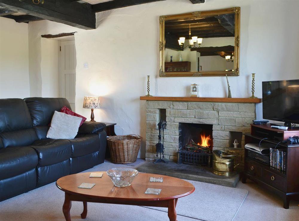 Living room at Kiln Green Farmhouse in Milnthorpe, Cumbria