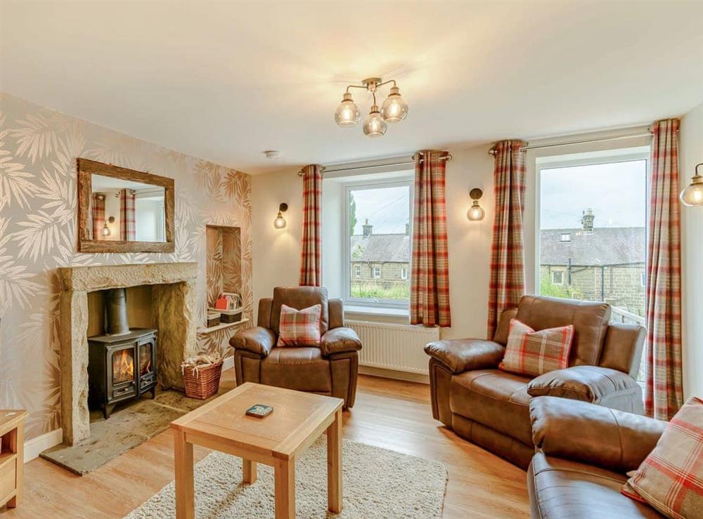 Living area at Kiln Hill Cottage in Blazefield, near Pateley Bridge, North Yorkshire