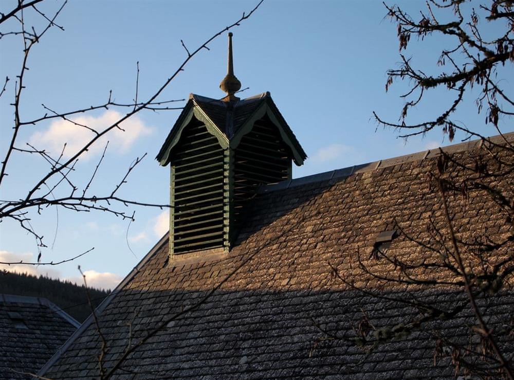 Regency roof vent of former kiln at Kiln House in Keltneyburn, near Aberfeldy, Perthshire
