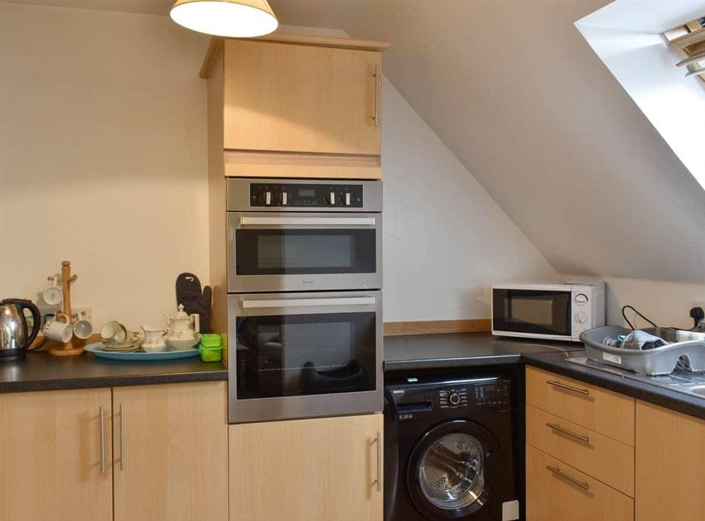 Kitchen at Kimberley Apartment in Alness, Highlands, Ross-Shire