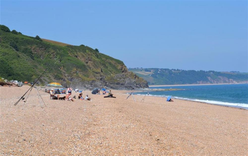 Beesands beach at Kimberley Cottage in Beesands