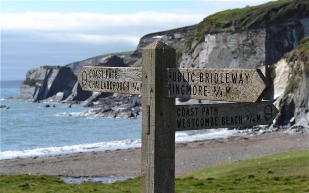 The nearby South West Coast Path at Kimberley Garden Cottage in Ringmore