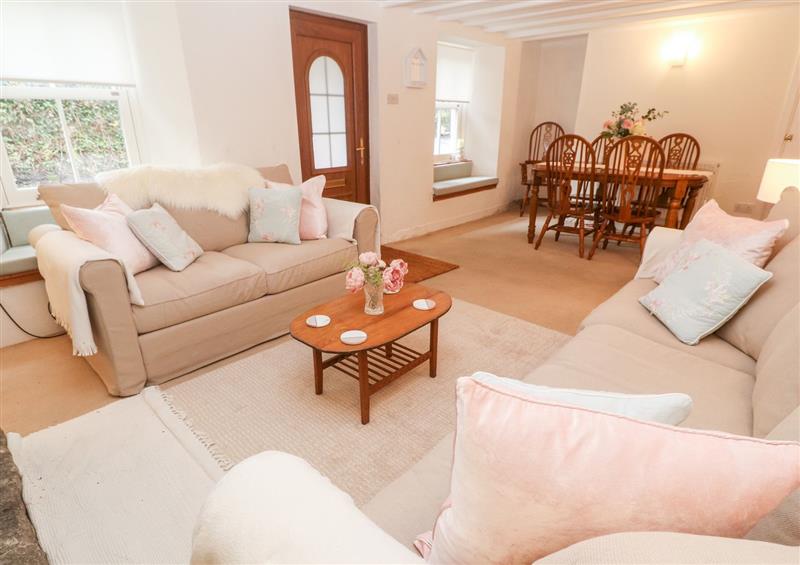 This is the living room at Kims Cottage, St Hilary