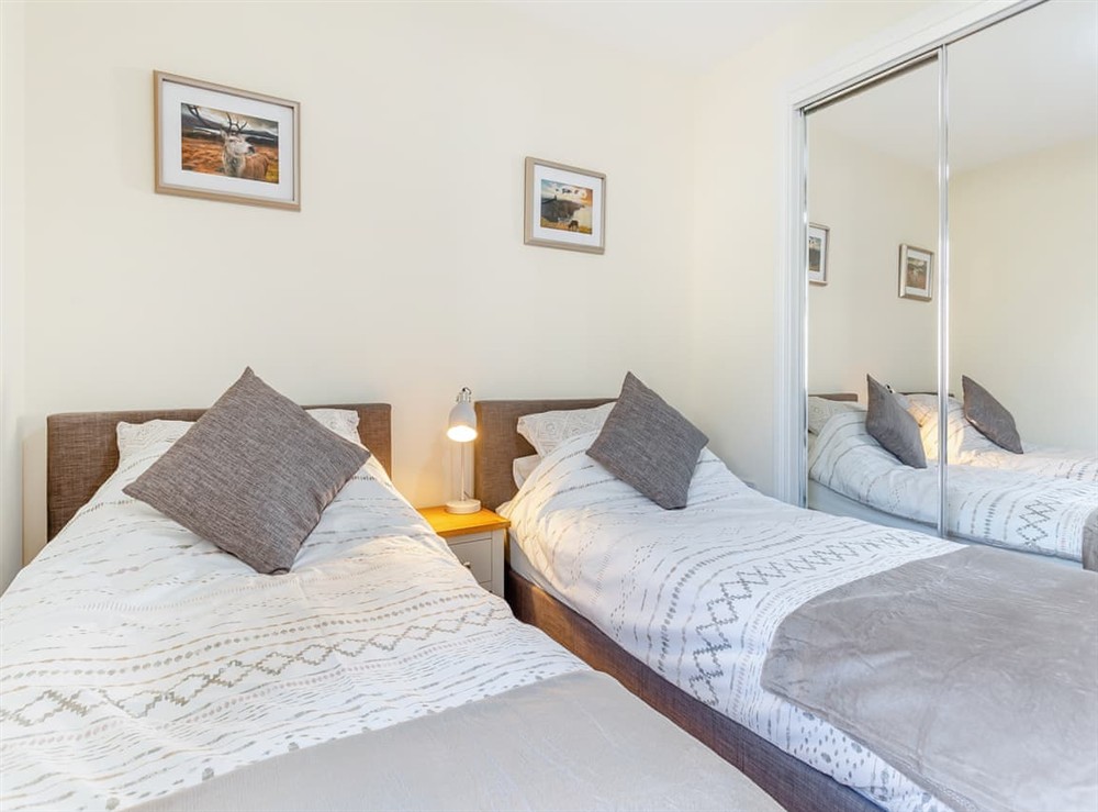 Twin bedroom (photo 2) at Kincraig Apartment in Inverness, Inverness-Shire