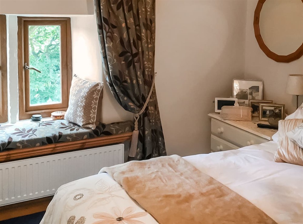 Double bedroom at Kinder Cottage in Hayfield, Derbyshire