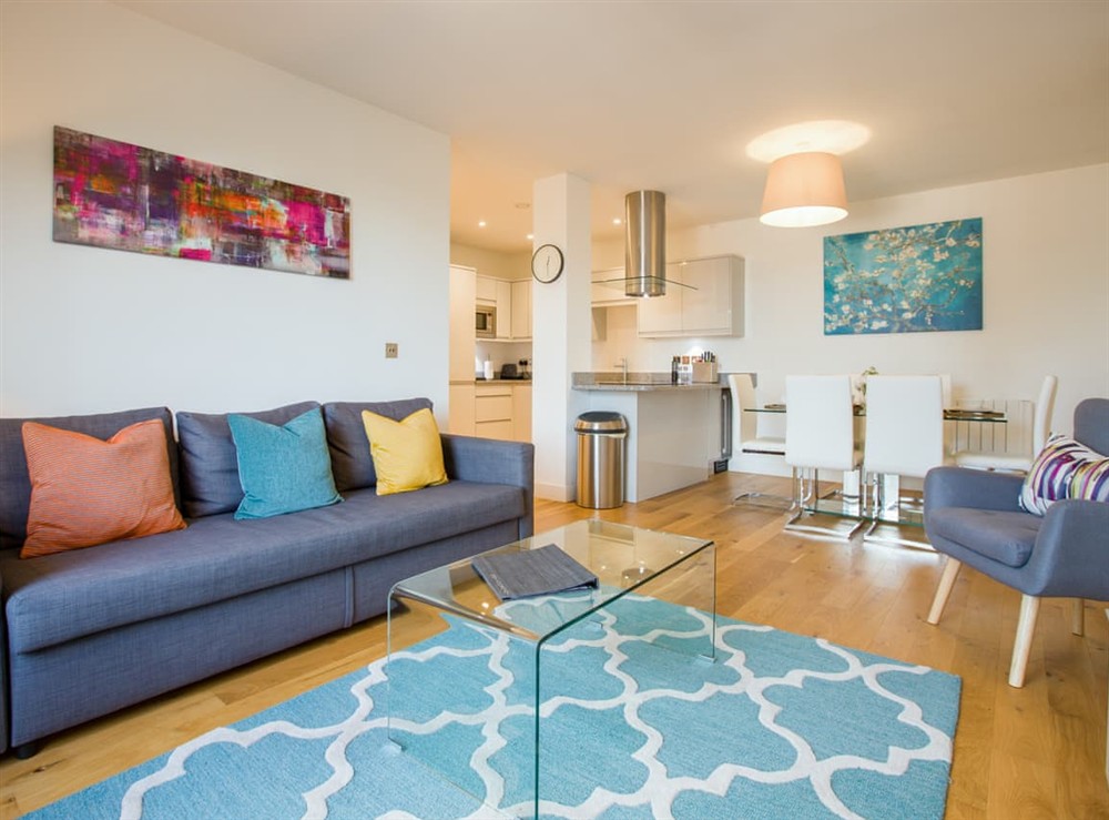 Open plan living space at King Edward 6 in Windsor, Berkshire