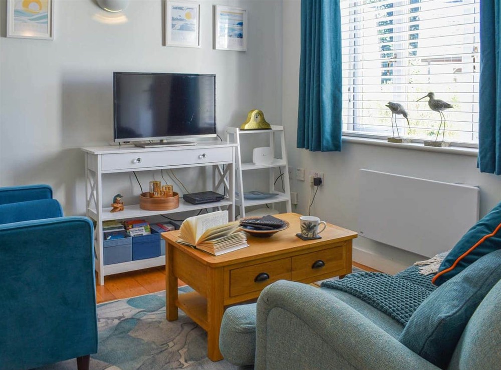 Open plan living space at Kingfisher Cottage, 20 in Camelford, Cornwall