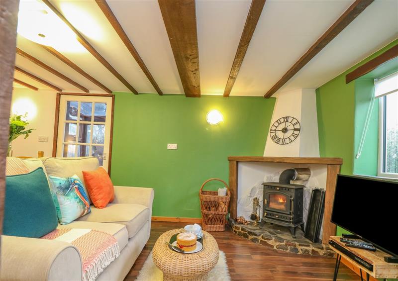 The living area at Kingfisher Cottage, Bradworthy