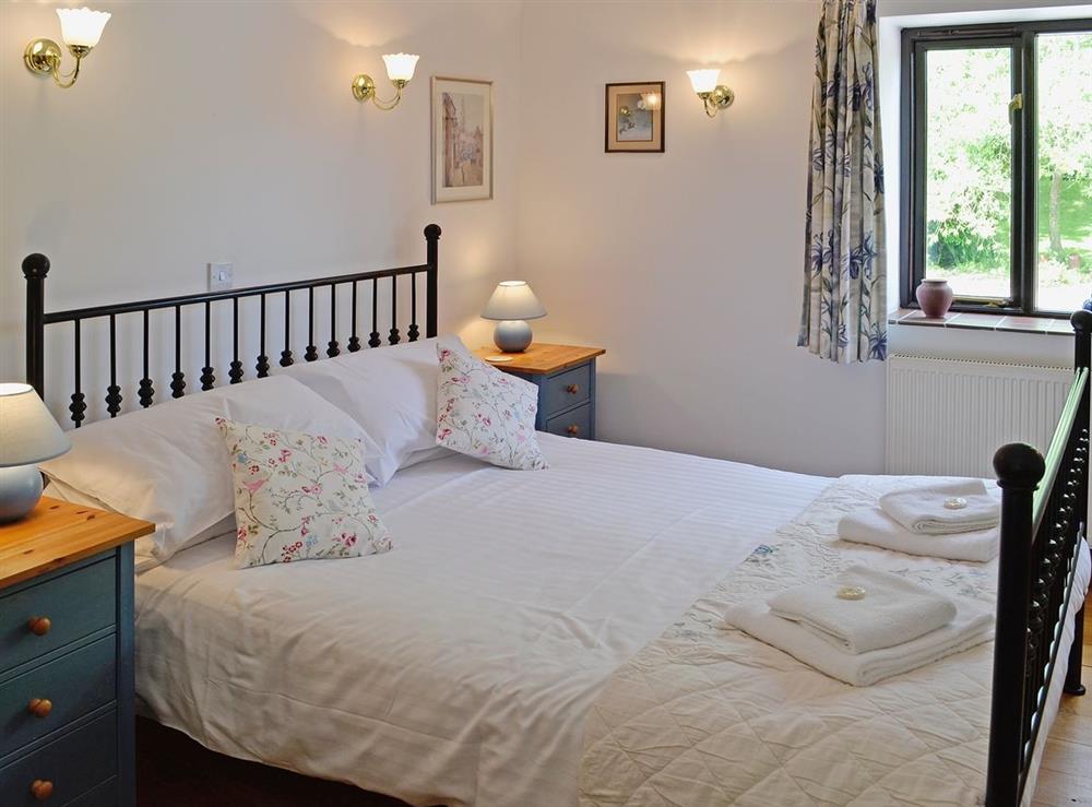 Double bedroom at Kingfisher Cottage in Oborne, Nr Sherborne, Dorset., Great Britain
