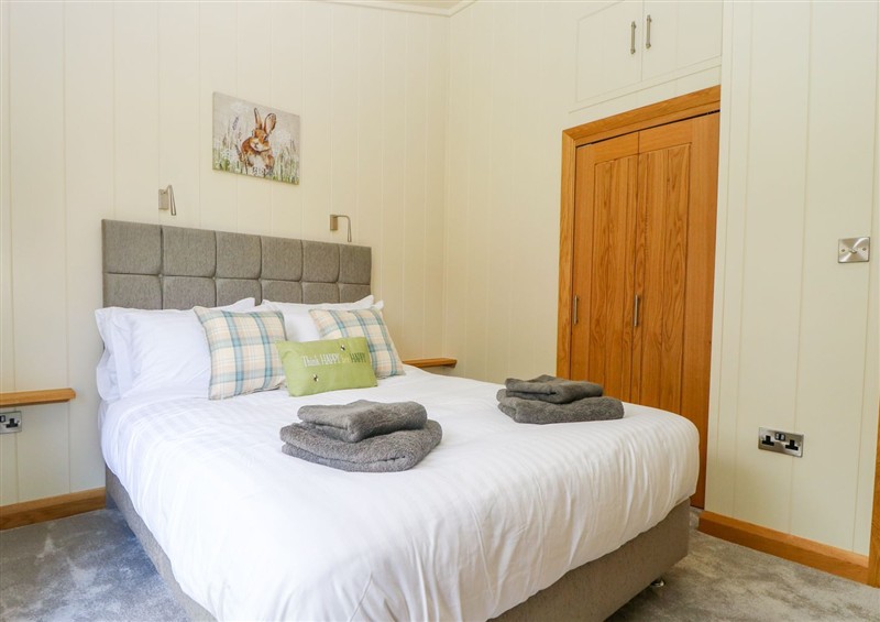 This is a bedroom at Kingfisher Lodge, Gargrave