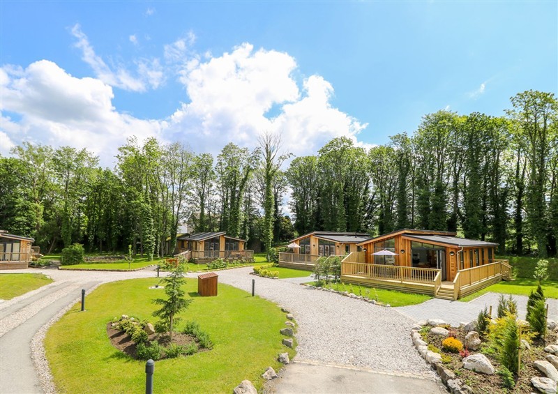 This is the setting of Kingfisher Lodge at Kingfisher Lodge, Gargrave