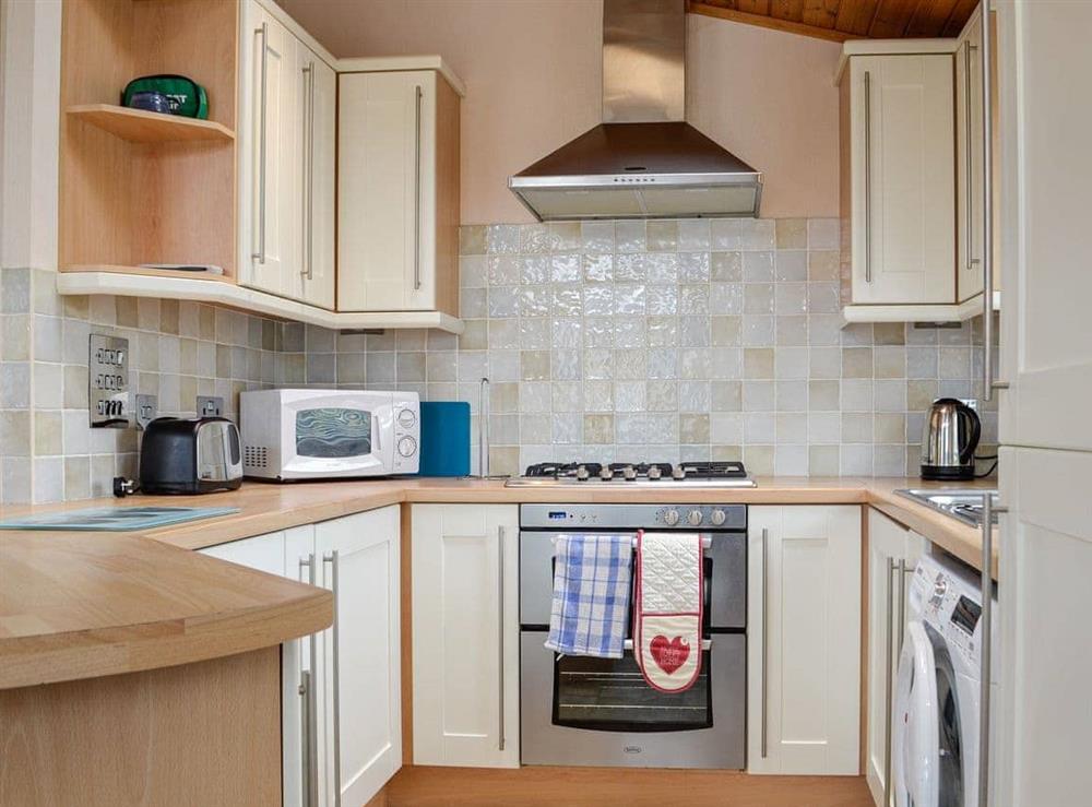 Kitchen at Kingfisher Lodge in Hopton-on-Sea, Great Yarmouth, Norfolk