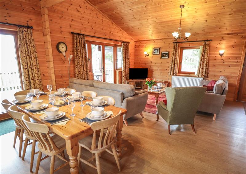 The dining area at Kingfisher Lodge, Stainfield near Bardney