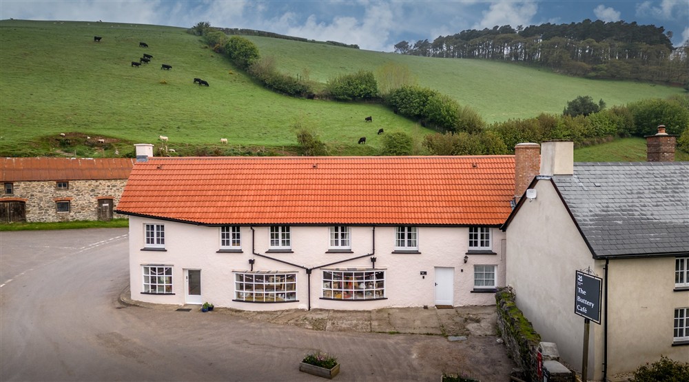 The exterior of Heron View and the surrounding buildings, Devon at Kingfisher View in Lynton, North Devon