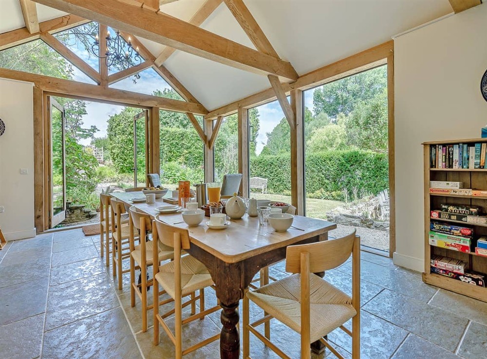 Dining room at Kings Cottage South in Salisbury, Wiltshire