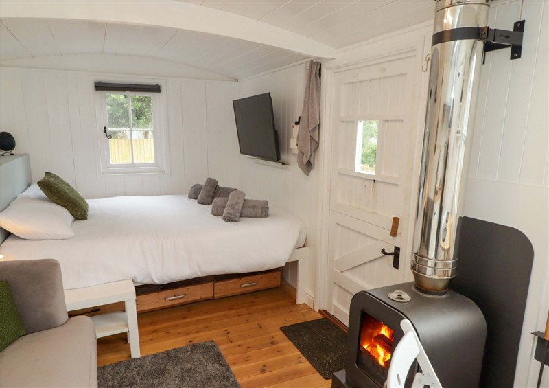 Inside King's Cwtch Shepherd's Hut