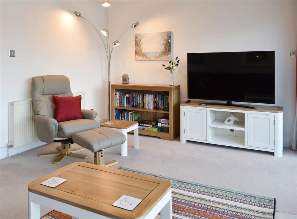 Welcoming living room at Kings Haven in Mount Batten, near Plymouth, Devon