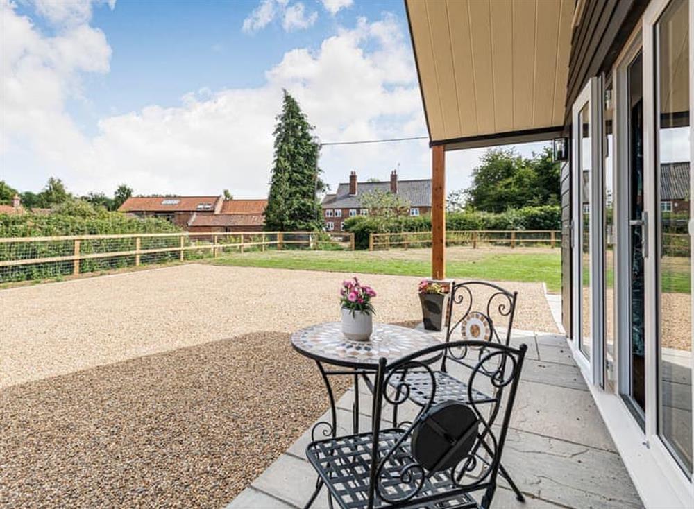 Outdoor area at Kings Lodge in Neatishead, Norfolk