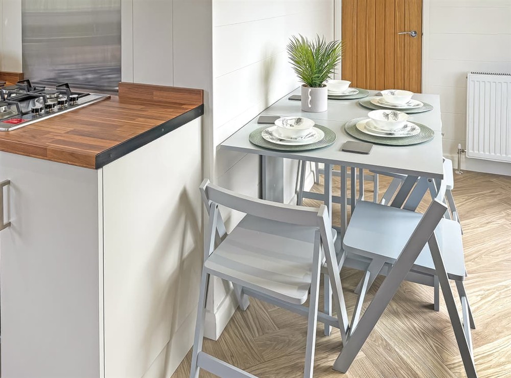 Dining Area at Kings Moor Retreat 2 in Coleorton, near Coalville, Leicestershire
