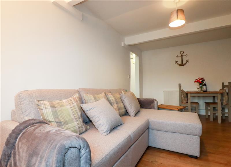 The living area at Kingsbury Flat, Boscastle