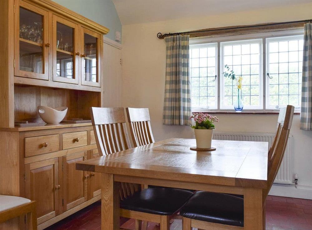 Spacious dining area at Kingshill Farm Cottage in Little Kingshull, near Great Missenden, Buckinghamshire