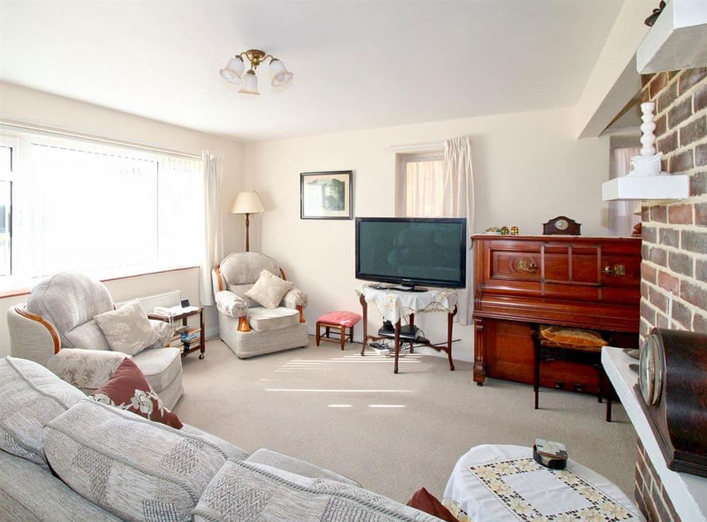 Living area at Kingsway Court in Seaford, Sussex, East Sussex