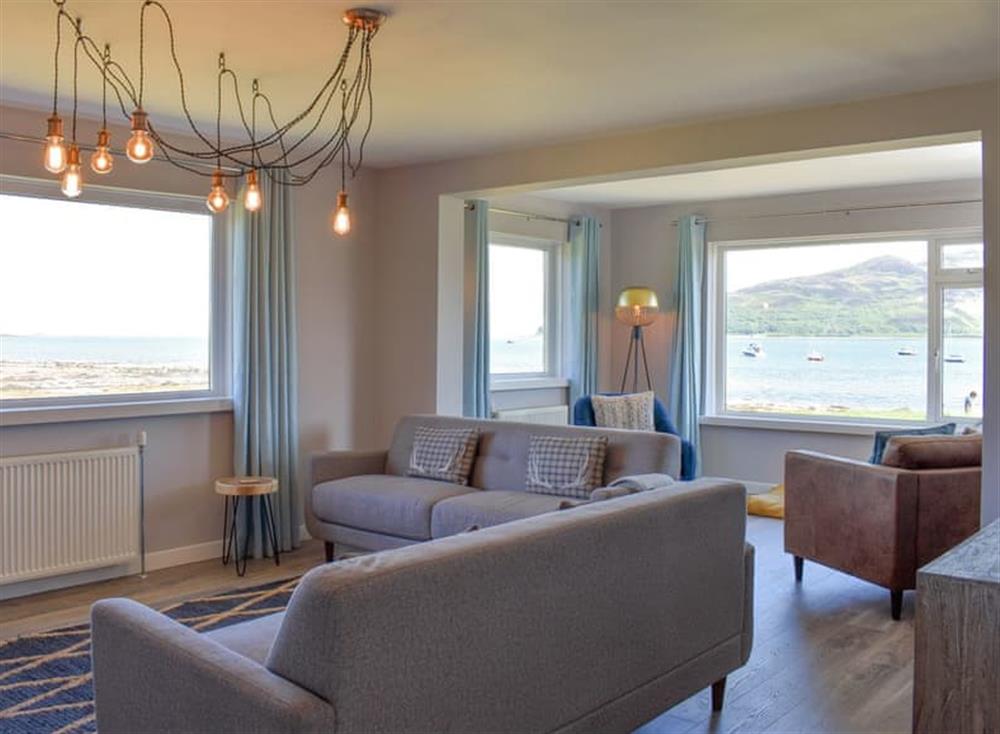 Spacious living room at Kinneil Land in Lamlash, Isle Of Arran