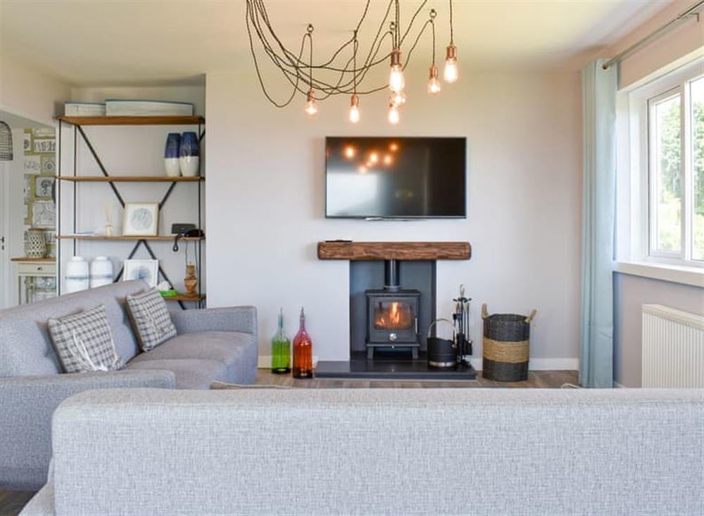 Stylish living room at Kinneil Land in Lamlash, Isle Of Arran
