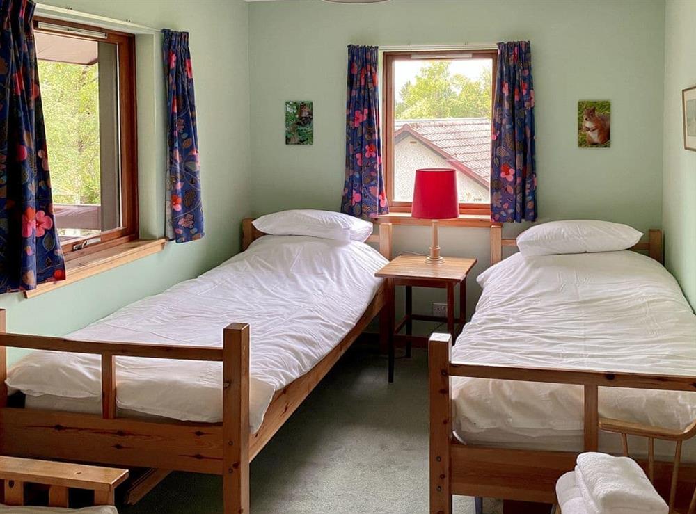 Twin bedroom at Kintulloch in Inveruglas, near Kingussie, Inverness-Shire
