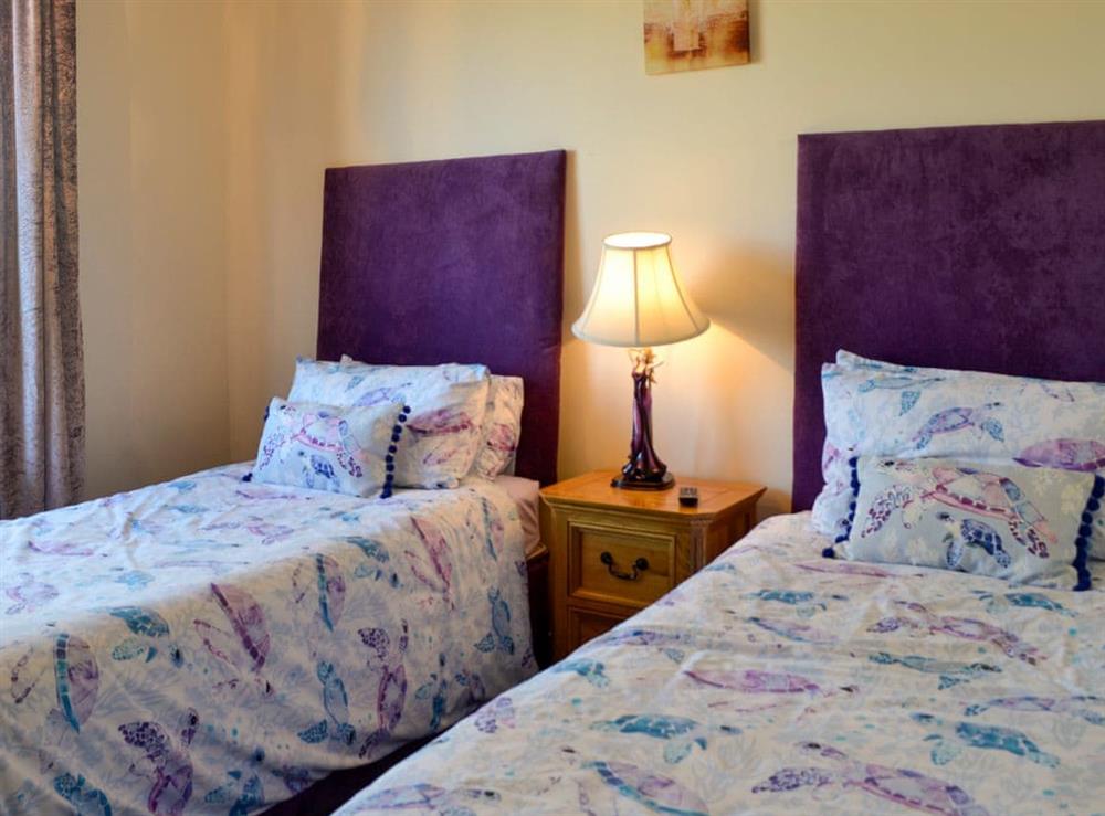 Twin bedroom at Kinvara in Stranraer, Dumfries and Gallowayy, Wigtownshire