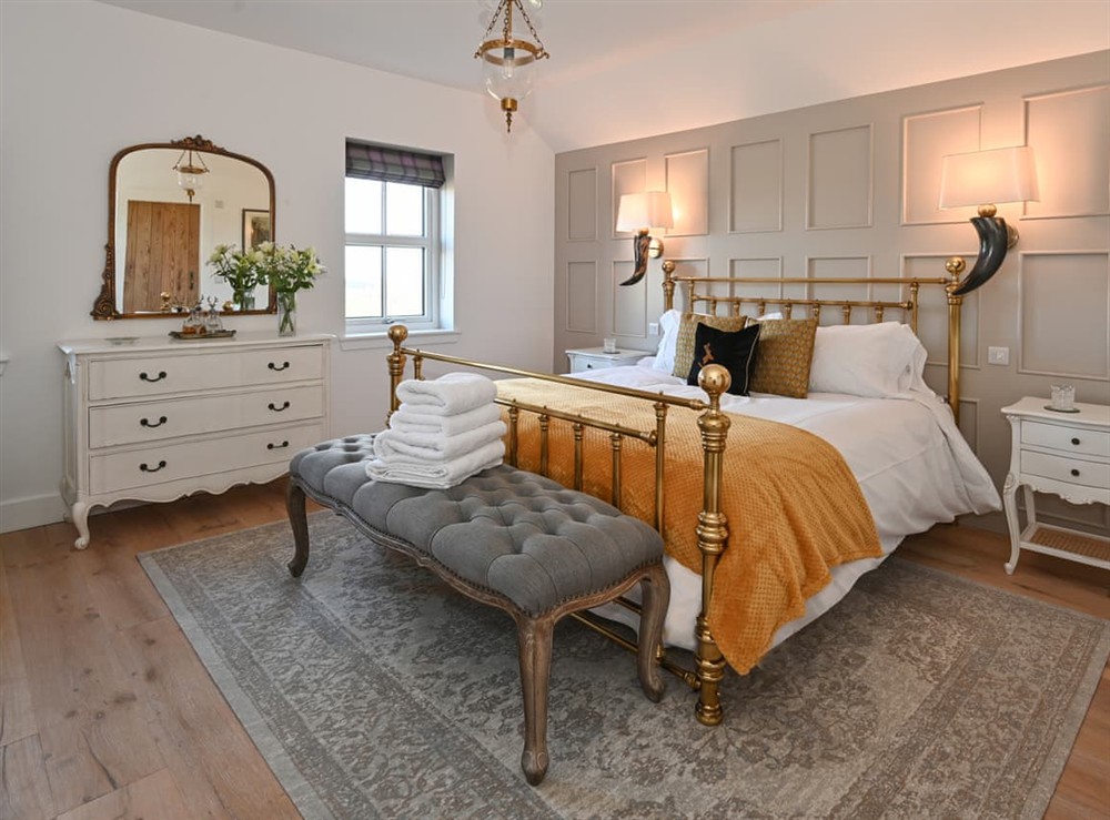 Double bedroom (photo 2) at Kipney Farmhouse in Logiealmond, near Crieff, Perthshire