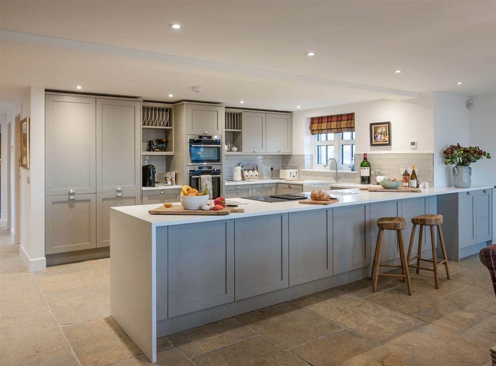 Kitchen at Kipney Farmhouse in Logiealmond, near Crieff, Perthshire